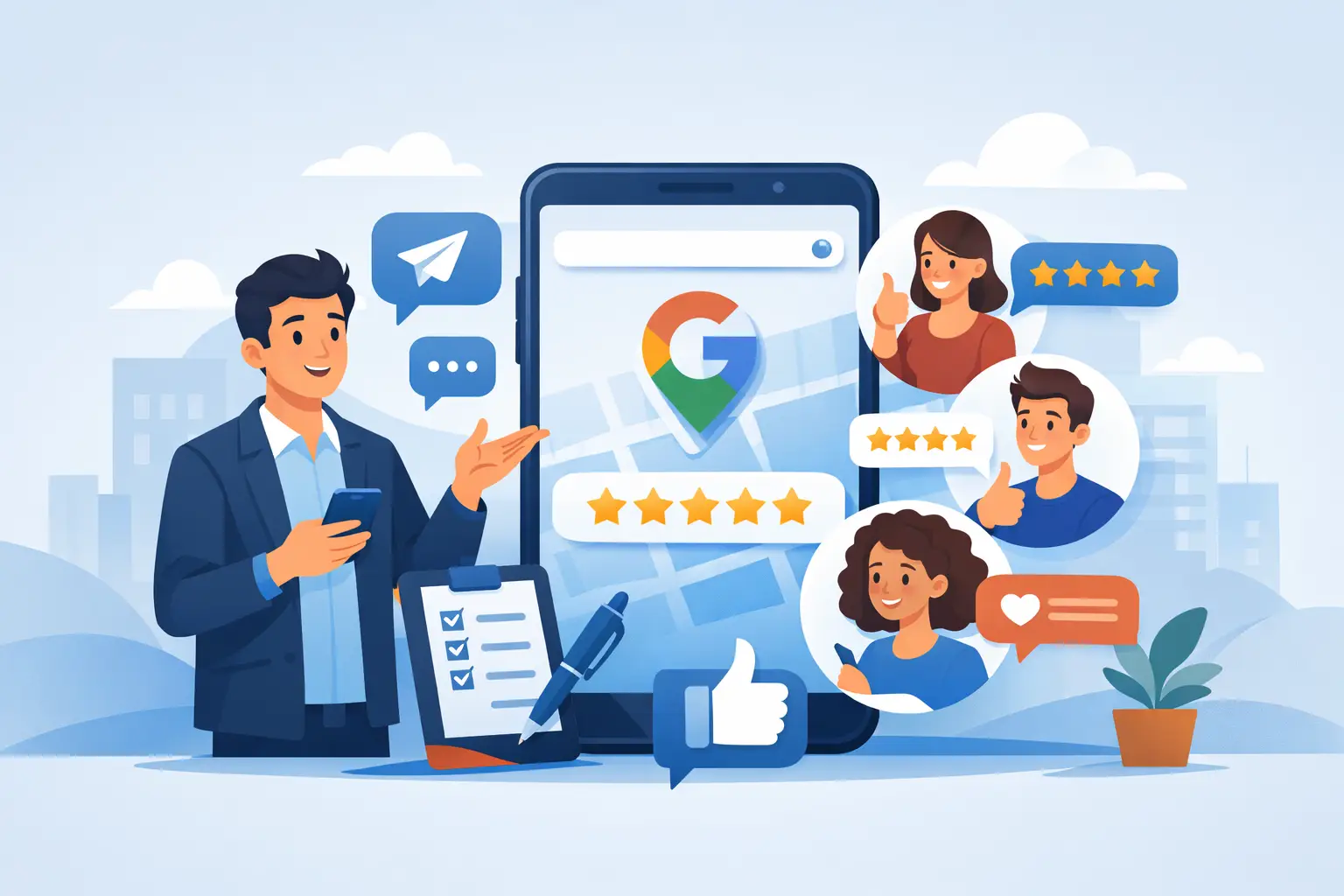 Comment demander des avis clients Google