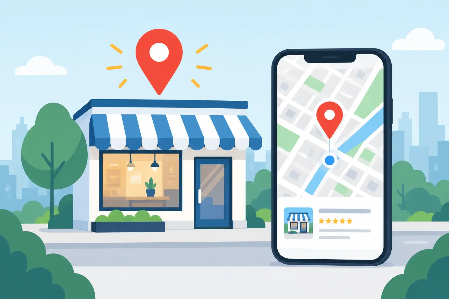 Comment apparaître sur Google Maps localement