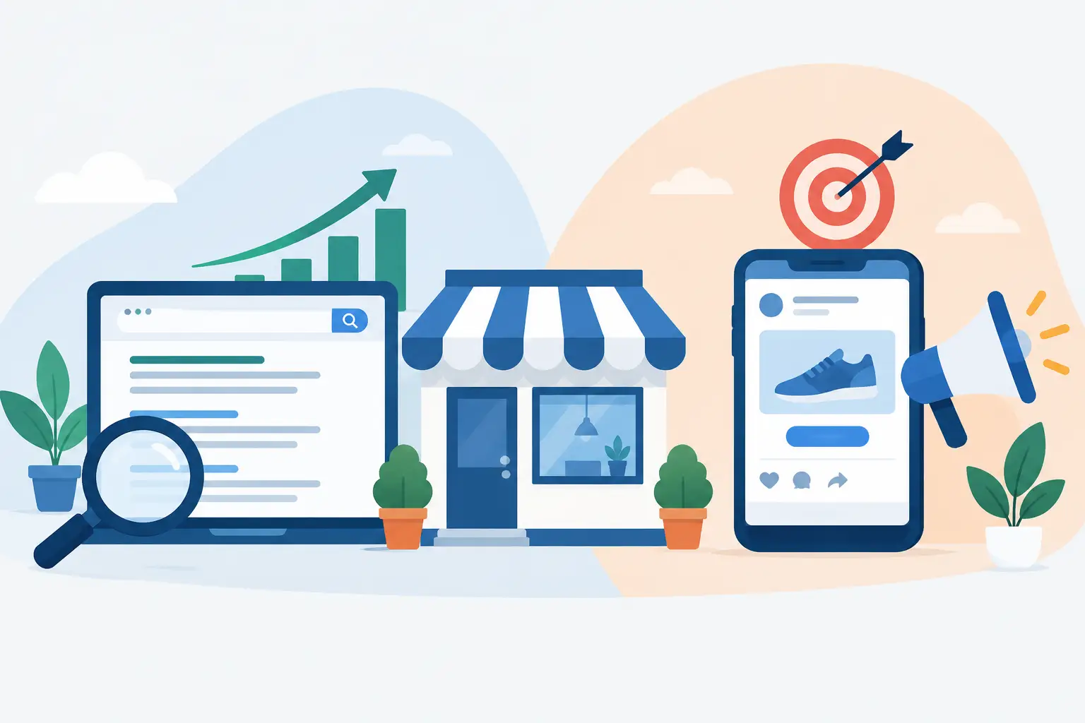 SEO versus publicité pour les petites entreprises