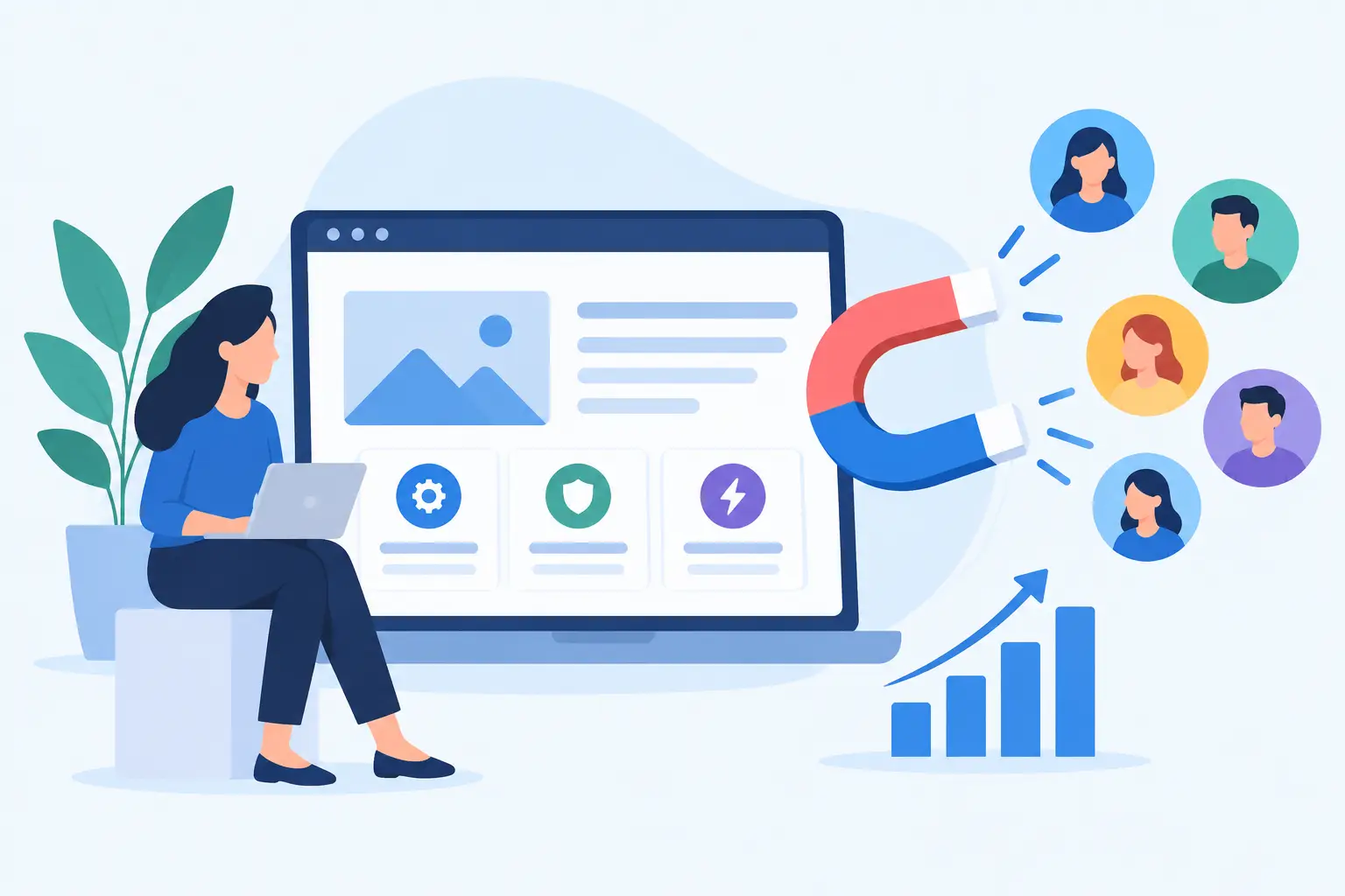Pages services efficaces pour gagner des clients