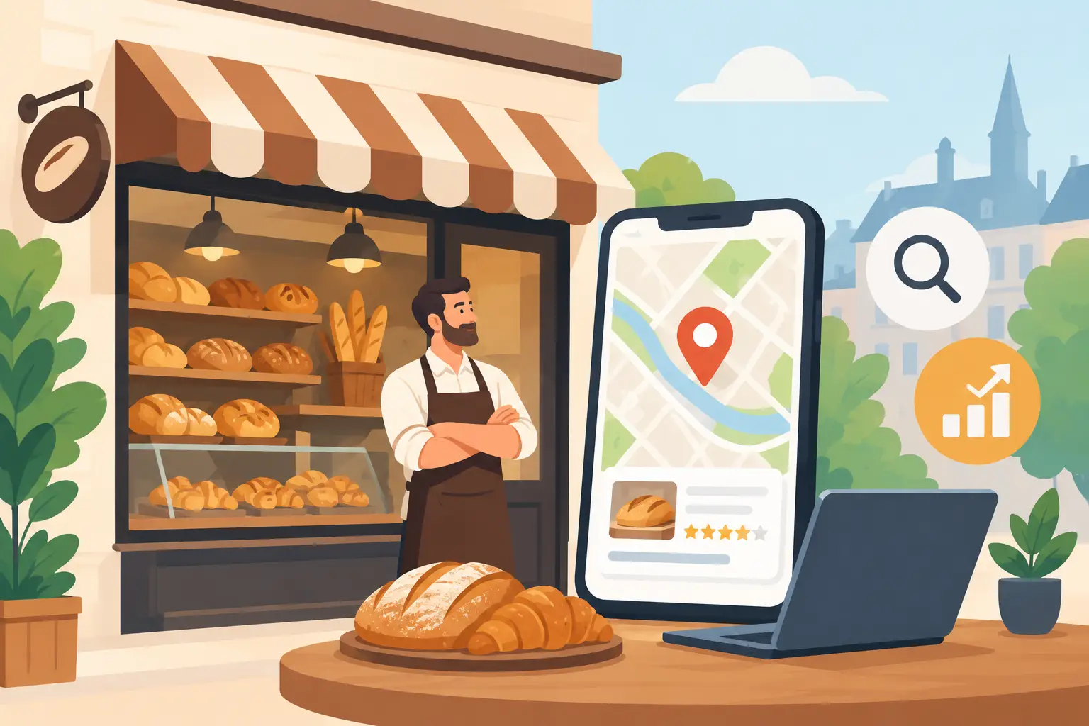Référencement boulangerie locale, mode d’emploi